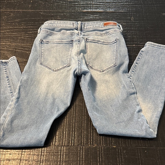 Abercrombie & Fitch Light Blue Straight Leg Jeans - Picture 3 of 5